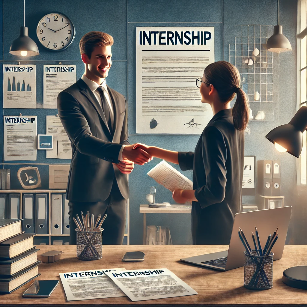 Dos personas dándose la mano después de haber firmado un contrato profesional de trabajo